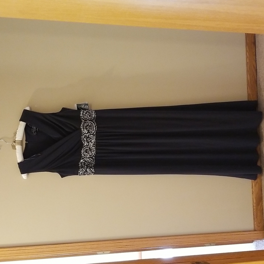 Elegant Dark Grey Alex Evening Formal Dress 1